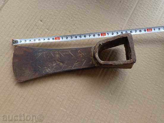 Auction Old forged turntable, wrought iron, picking, tool, top Auction Old forged turntable, wrought iron, picking, tool, top