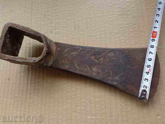 Old forged turntable, wrought iron, picking, tool, top - 6 Old forged turntable, wrought iron, picking, tool, top - 6