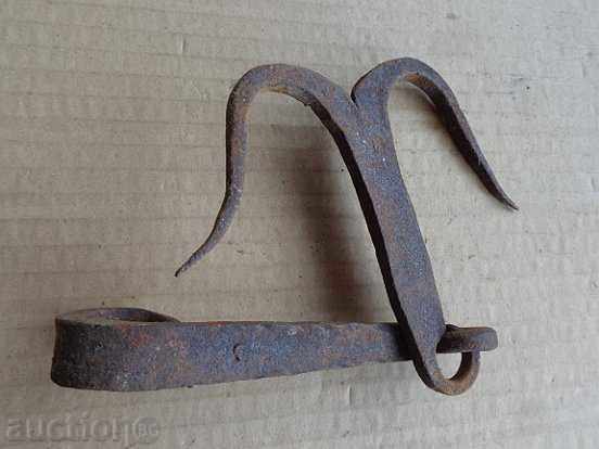 An old forged hook for scraping, a cock, anchor - 6 An old forged hook for scraping, a cock, anchor - 6
