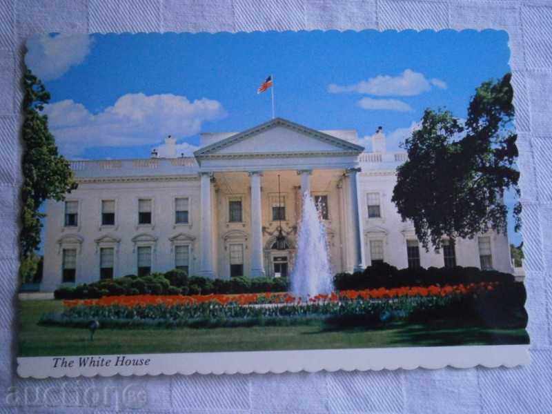 Vechea carte poștală WASHINGTON - Statele Unite ale Americii - White House - 8 O-TE