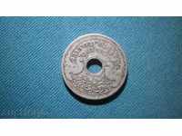 Dutch India 5 Cents 1913 Rare