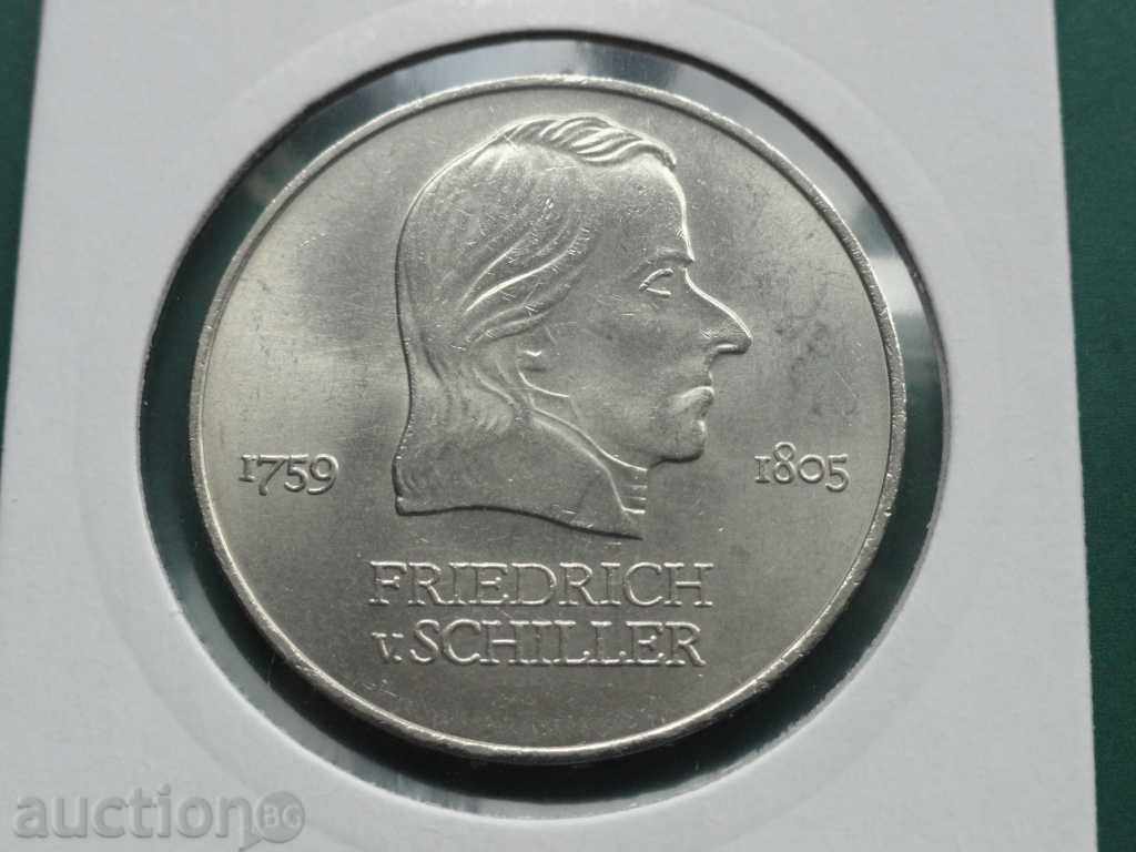 Auction Germany 1972 - 20 marks "Friedrich v. Schiller" GDR Auction Germany 1972 - 20 marks "Friedrich v. Schiller" GDR