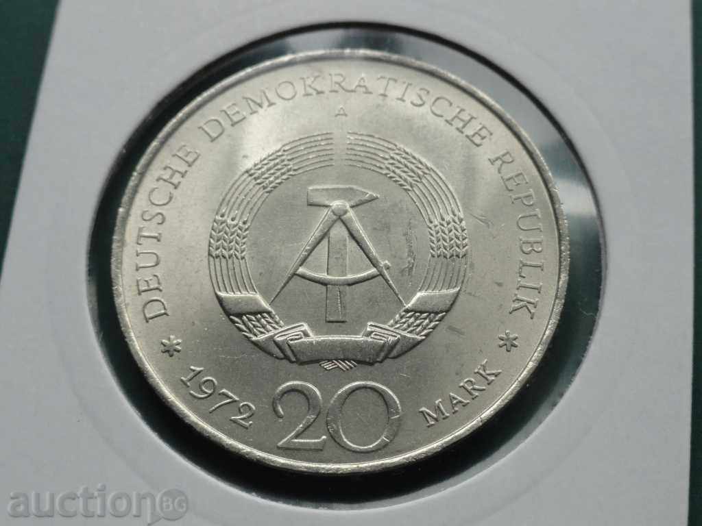 Germany 1972 - 20 marks "Friedrich v. Schiller" GDR - 6 Germany 1972 - 20 marks "Friedrich v. Schiller" GDR - 6