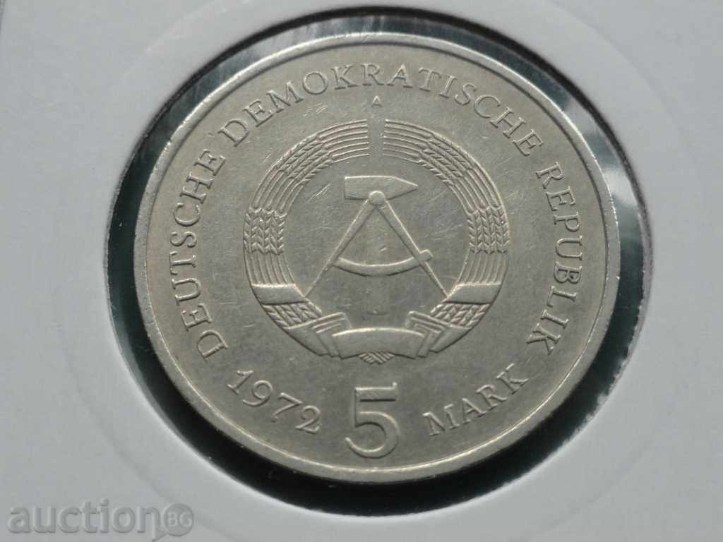 Γερμανία 1972 - 5 μάρκα "Meissen" ΓΛΔ - 6