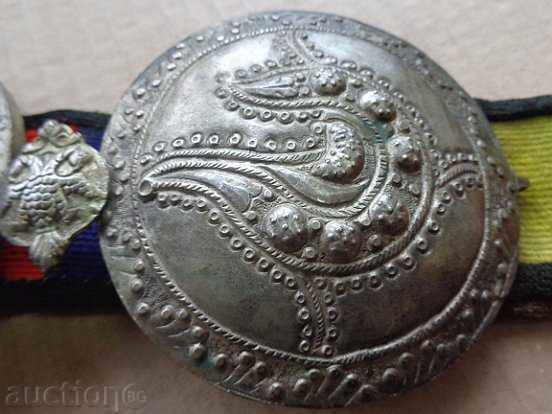 Renaissance Hammered Silver Pafts with Belt, Pafts, Silver - 6 Renaissance Hammered Silver Pafts with Belt, Pafts, Silver - 6