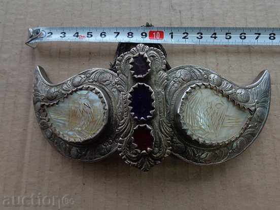 Renaissance hammered silver paftas with mother-of-pearl, paftas, silver with price € 768.93 | 1503.90 BGN