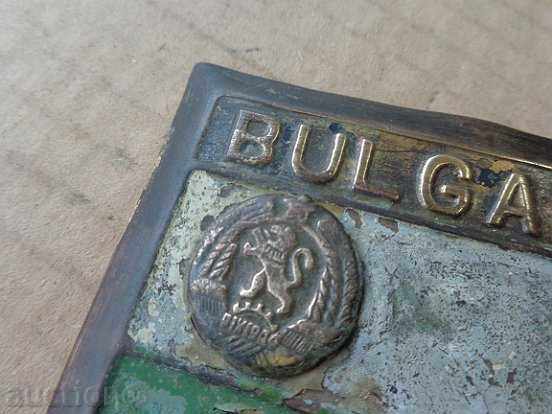 Delivery of Brass plate of government car, flag, coat of arms Delivery of Brass plate of government car, flag, coat of arms