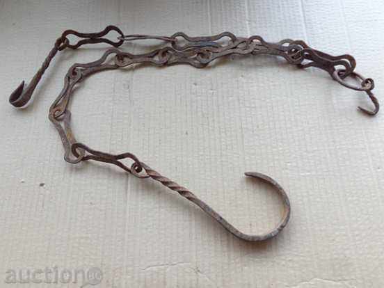 Παλιά εστία της αλυσίδας, σφυρήλατο σίδερο, παλιά πρωτόγονη με τιμή 43.00 BGN | € 21.99 Παλιά εστία της αλυσίδας, σφυρήλατο σίδερο, παλιά πρωτόγονη με τιμή 43.00 BGN | € 21.99