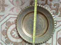 Поднос чиния купа месинг бронз гравюри орнаменти