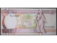 Malta Banknote 2 Pounds 1967 UNC Rare Banknote