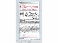 US CONSTITUTION (in English) - 8 x 15.5 cm