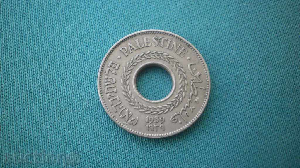 Palestine 5 Mil 1939 AUNC Rare (k)