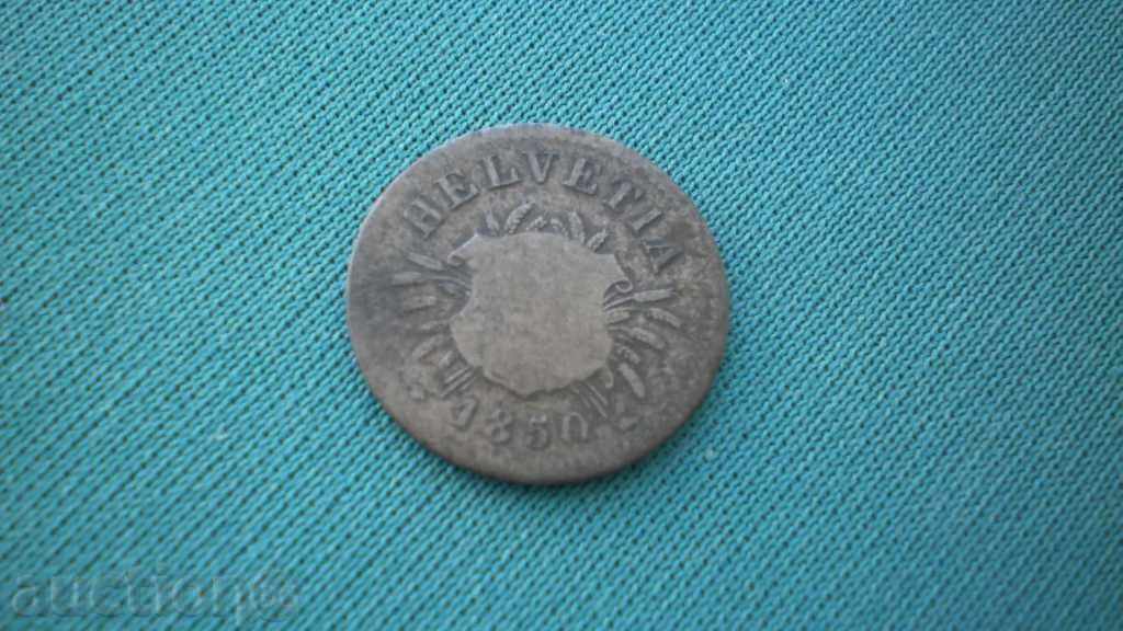 Elveția Silver 5 august 1850 rappel Rare (k) cu preț € 5.62 | 10.99 BGN