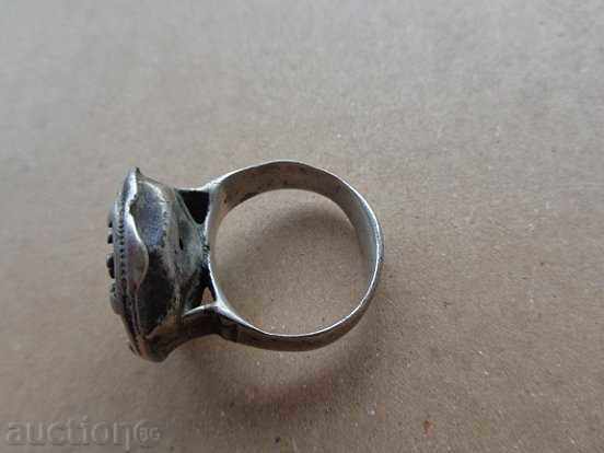 Auction  Renaissance silver ring with enamel, silver, jewel, jewel