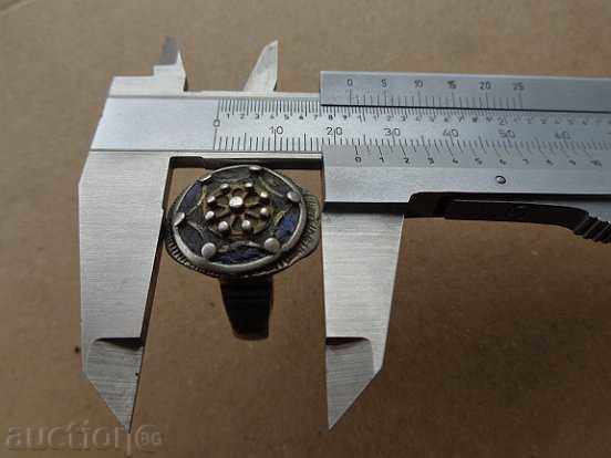 Renaissance silver ring with enamel, silver, jewel, jewel - 6