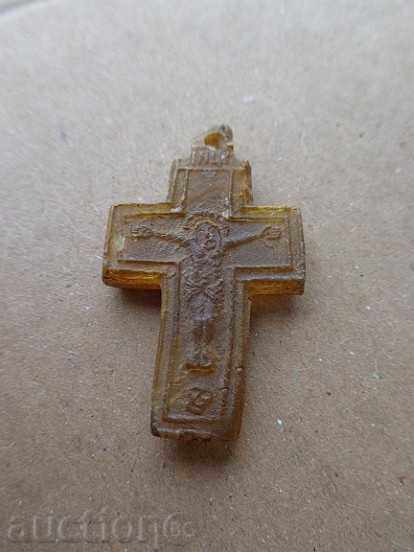 An old votive cross of oxen, crucifixion, Jesus