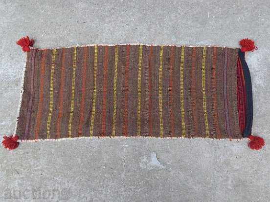 An old, hand-woven, pillowcase for a minder pillow - 5
