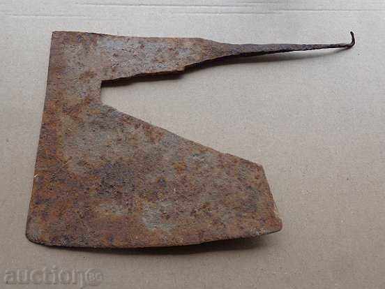 An old forged ax, wrought iron, a top, a chopper with price 44.00 BGN | € 22.50 An old forged ax, wrought iron, a top, a chopper with price 44.00 BGN | € 22.50