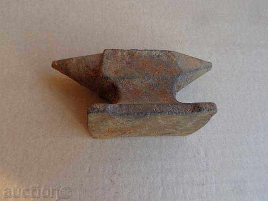 Miniature anvil, wrought iron, mignon - 7