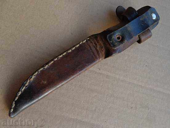 An old leather canister without a knife, the beginning of the 20th century with price 66.00 BGN | € 33.75 An old leather canister without a knife, the beginning of the 20th century with price 66.00 BGN | € 33.75