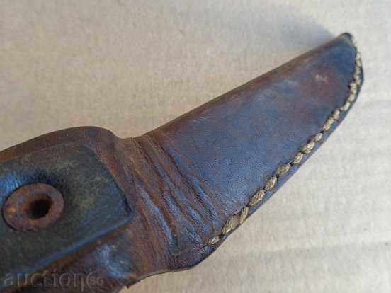 An old leather canister without a knife, the beginning of the 20th century - 5 An old leather canister without a knife, the beginning of the 20th century - 5