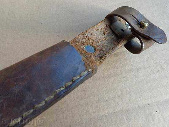 An old leather canister without a knife, the beginning of the 20th century - 6 An old leather canister without a knife, the beginning of the 20th century - 6