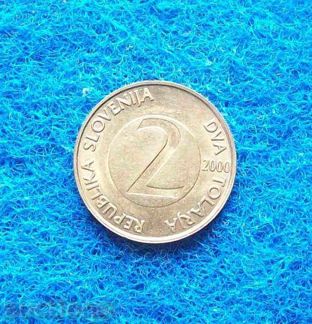 Словения-2 толара-2000 г с гланца