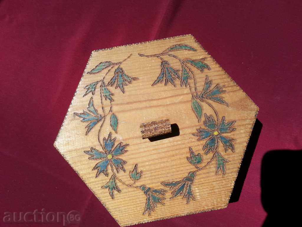 Large Wooden Pyrographic Jewelry Box with price 16.00 BGN | € 8.18 Large Wooden Pyrographic Jewelry Box with price 16.00 BGN | € 8.18