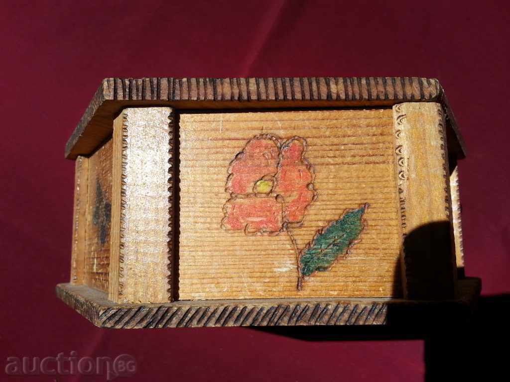 Delivery of Large Wooden Pyrographic Jewelry Box Delivery of Large Wooden Pyrographic Jewelry Box