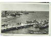 Κάρτα Nessebar - λιμάνι - B / W - 1960
