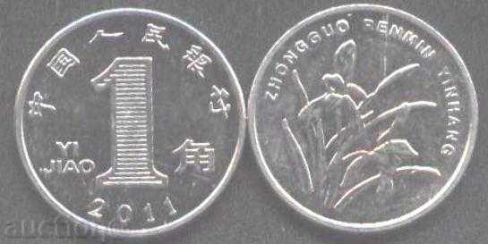 Монета 1 Джао 2009 Китай