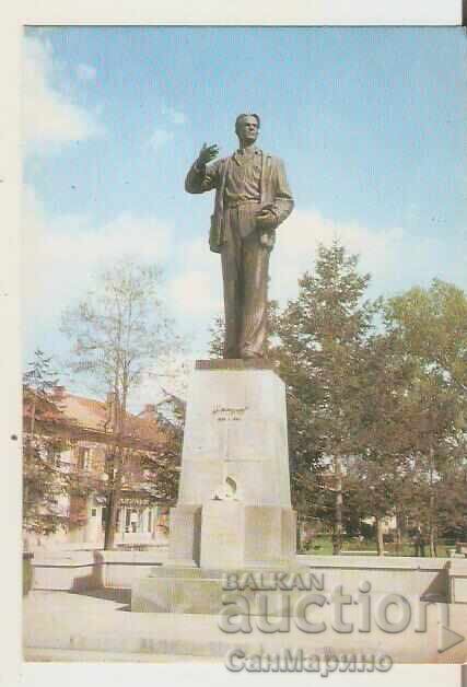 Map Bulgaria Bansko Monument of NYVaptsarov 1 * Map Bulgaria Bansko Monument of NYVaptsarov 1 *