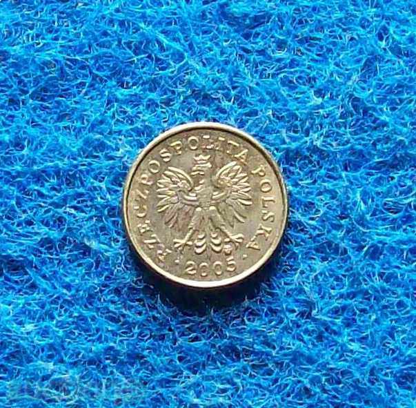 1 ban 2005 Polonia Mentă cu preț € 0.20 | 0.39 BGN