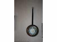 copper, wall, mechanical pan-clock