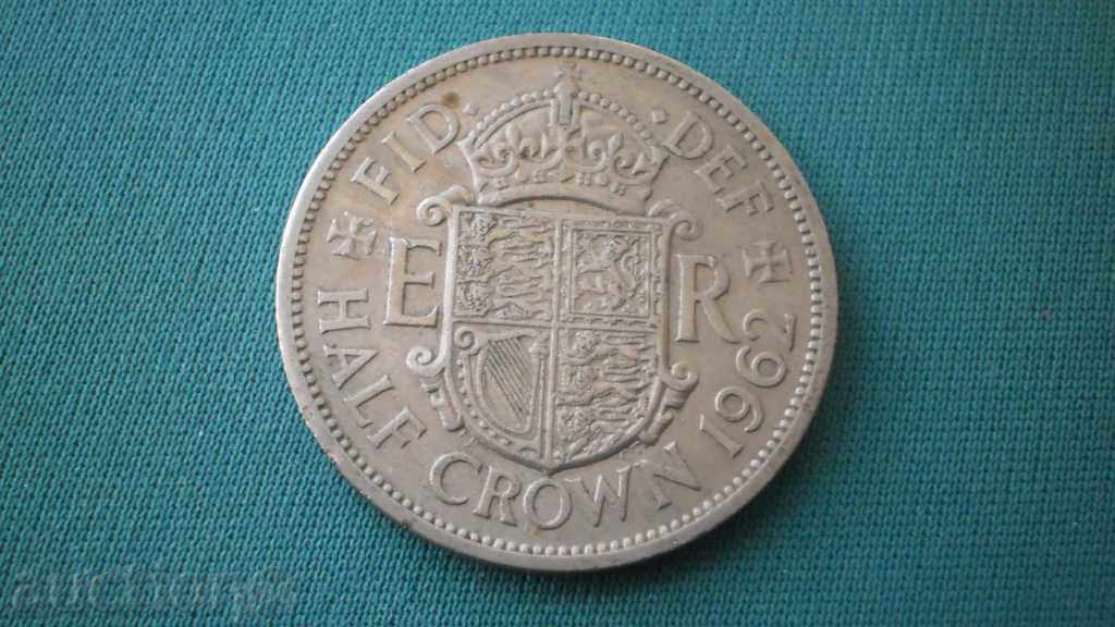 Великобритания ½ Крона 1962 (к)