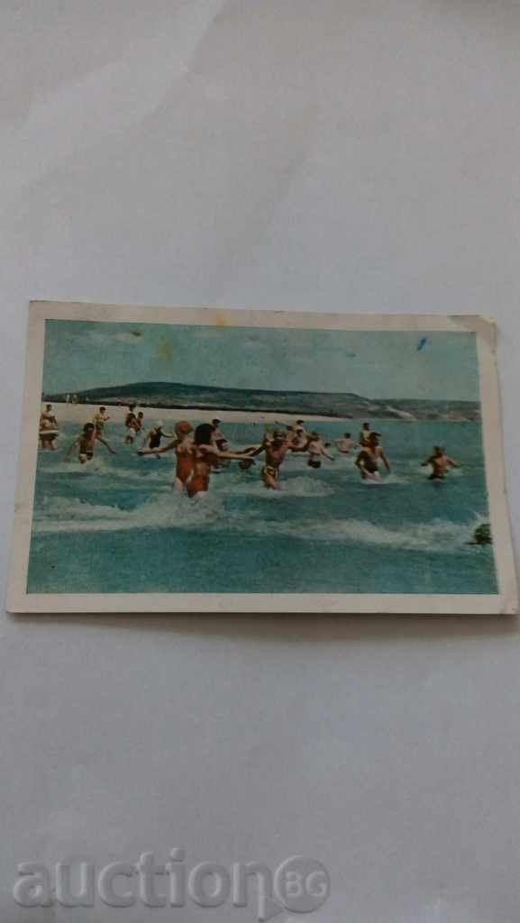 Postcard Nessebar The beach