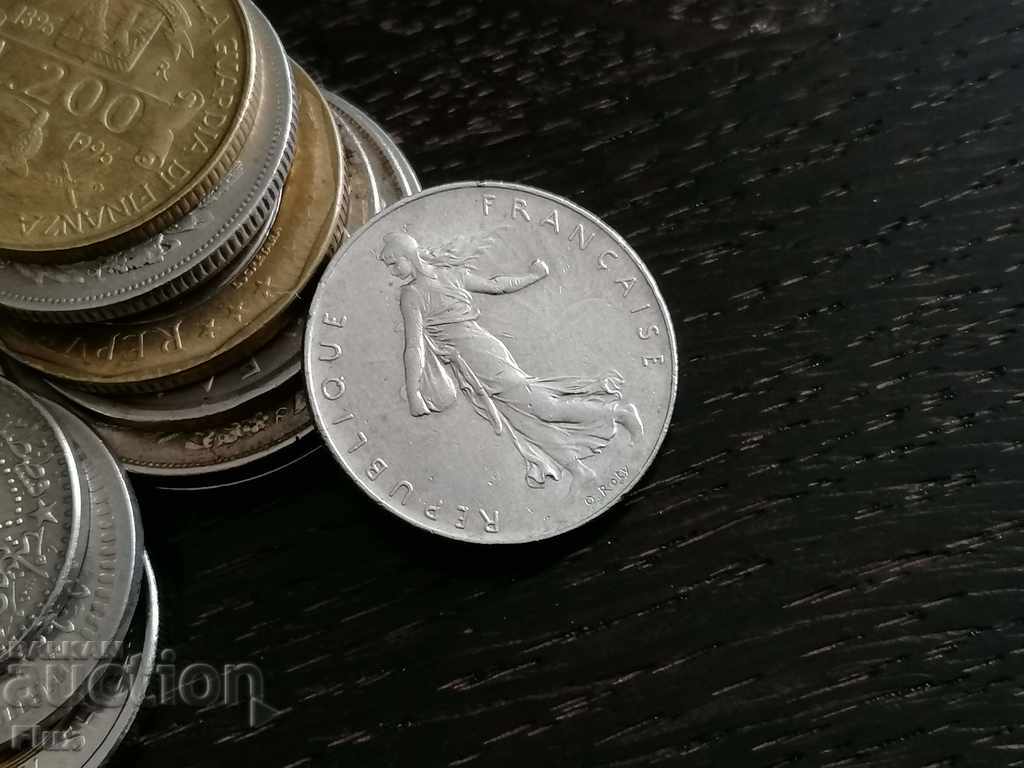 Coin - France - 1 franc 1976 with price 0.80 BGN | € 0.41 Coin - France - 1 franc 1976 with price 0.80 BGN | € 0.41