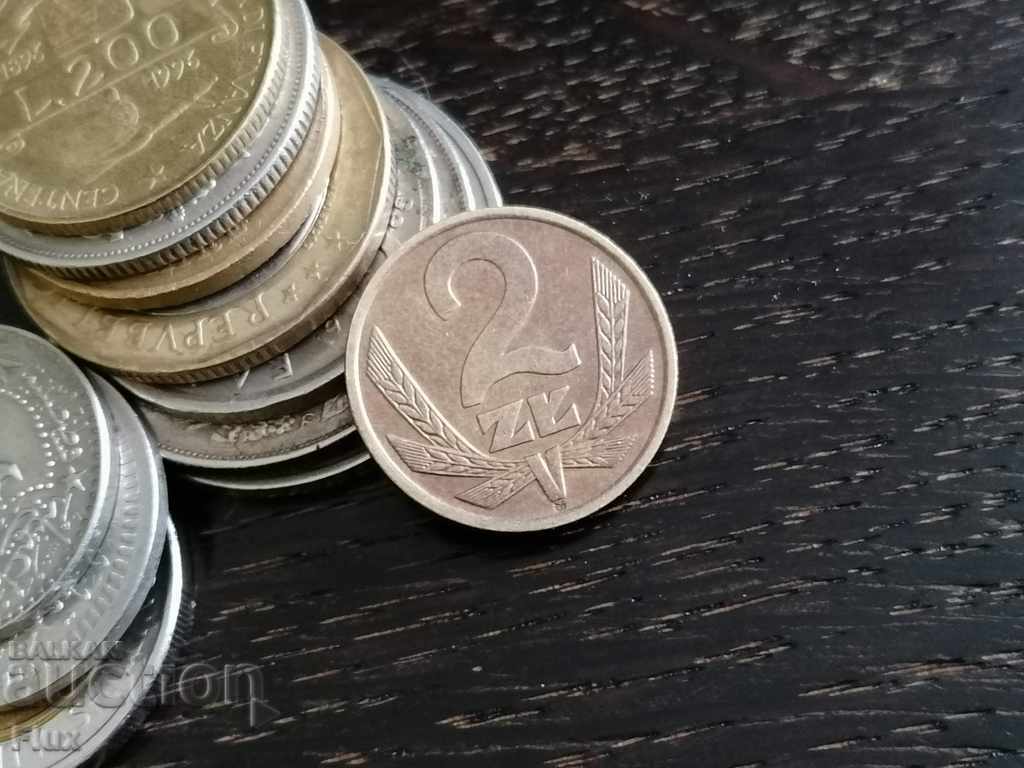 Coin - Poland - 2 zlotys 1977