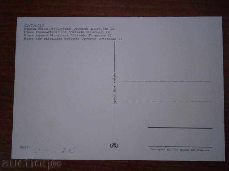 Postcard CATANIA - CATANIA - ITALY - 70-80-TE / 5 / with price 3.00 BGN | € 1.53 Postcard CATANIA - CATANIA - ITALY - 70-80-TE / 5 / with price 3.00 BGN | € 1.53