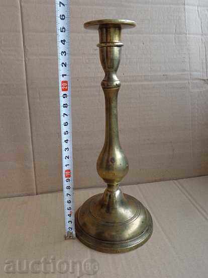 An old Ottoman candlestick with a print