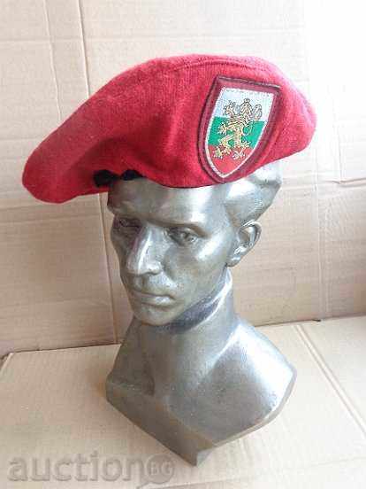 Army beret, uniform, beret with coat of arms