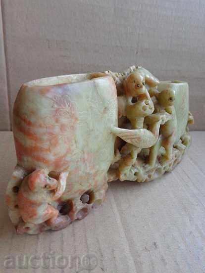 An old pen of stone, plastic, figure, early twentieth century - 6 An old pen of stone, plastic, figure, early twentieth century - 6