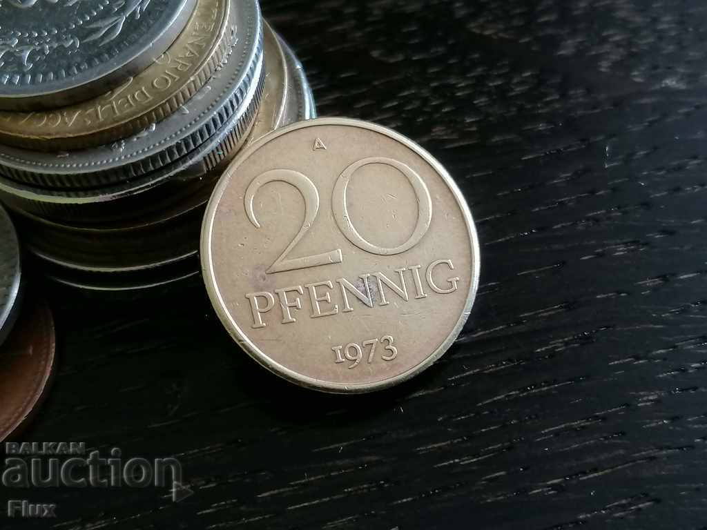 Coin - Germany (GDR) - 20 Pfennig | 1973