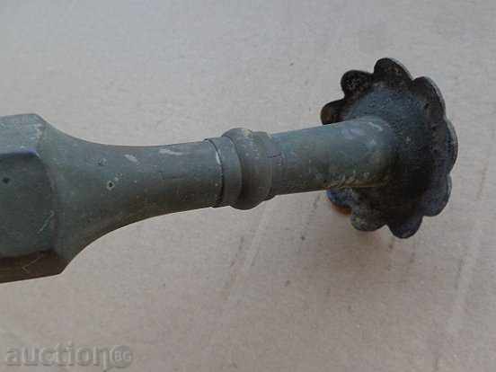 An Ottoman candlestick with a candle, a candle, a lamp - 6