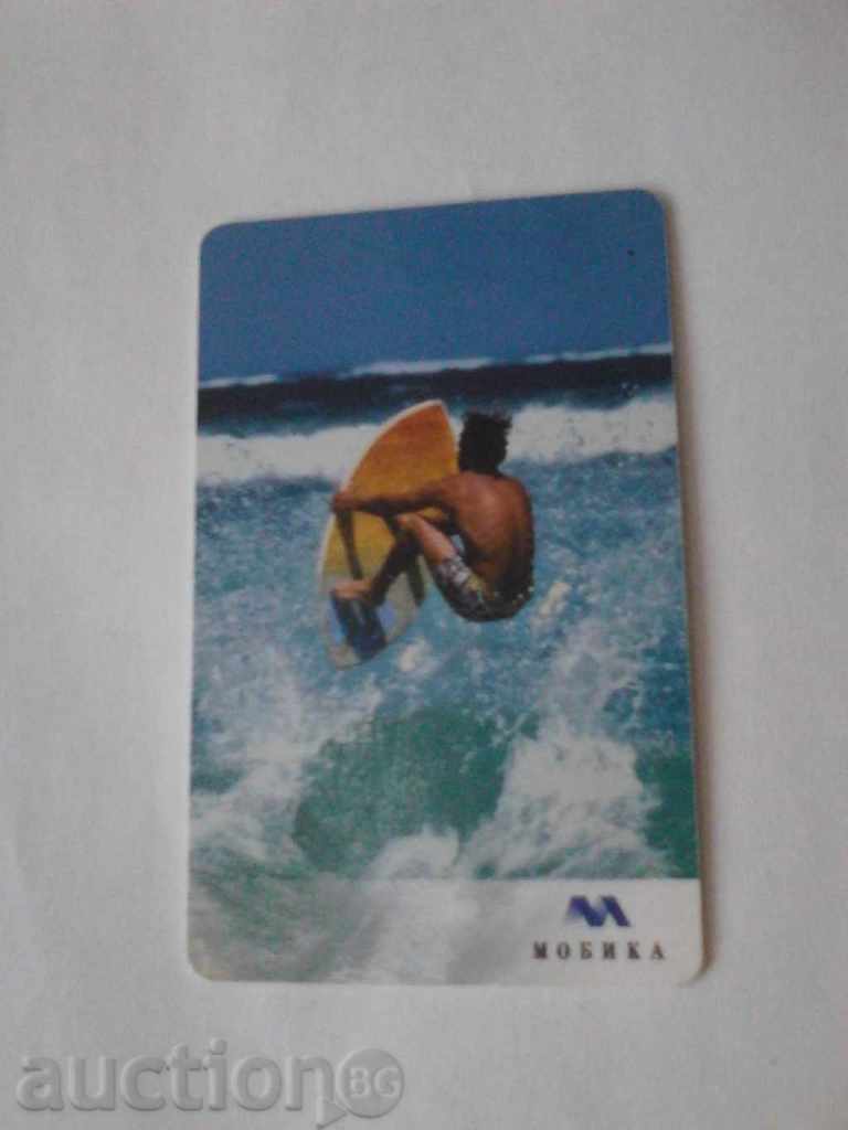 Phonecard Mobica Surfer 25 Pulses