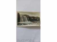 Пощенска картичка Кисловодск Лермонтовский водопад 1954