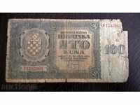 Banknote - Croatia - 100 Kuna 1941