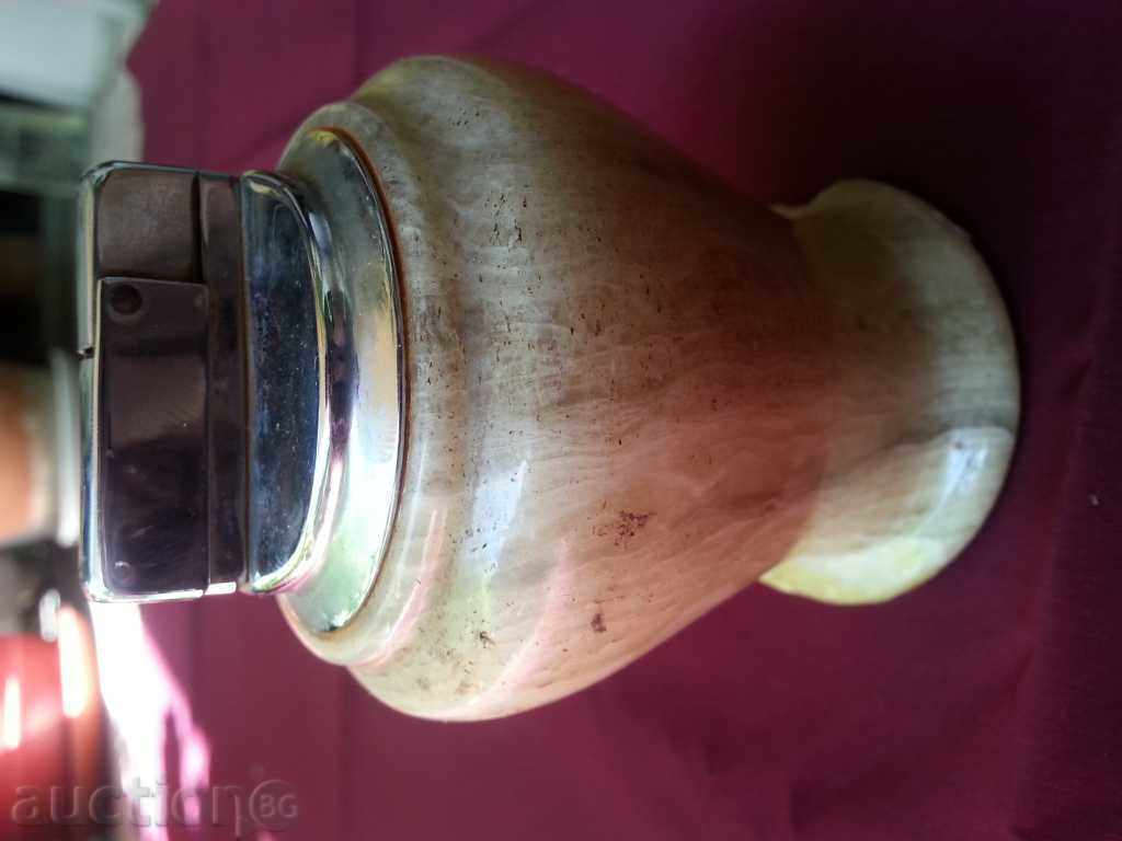 Παράδοση Επιτραπέζια Παλιά γερμανική Αναπτήρας Onyx Παράδοση Επιτραπέζια Παλιά γερμανική Αναπτήρας Onyx