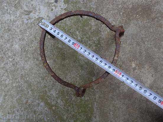 Auction An old forged sack, fireplace, grill, wrought iron Auction An old forged sack, fireplace, grill, wrought iron