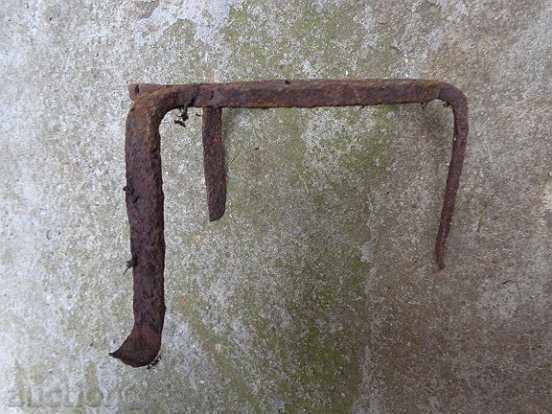 Delivery of An old forged sack, fireplace, grill, wrought iron Delivery of An old forged sack, fireplace, grill, wrought iron